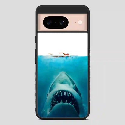 Big White Shark Swim In Sea Google Pixel 8 Case