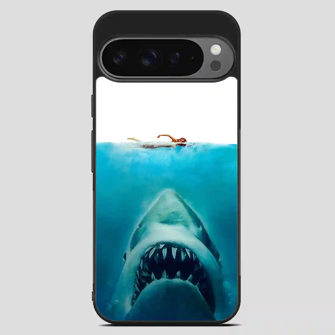 Big White Shark Swim In Sea Google Pixel 9 Pro XL Case