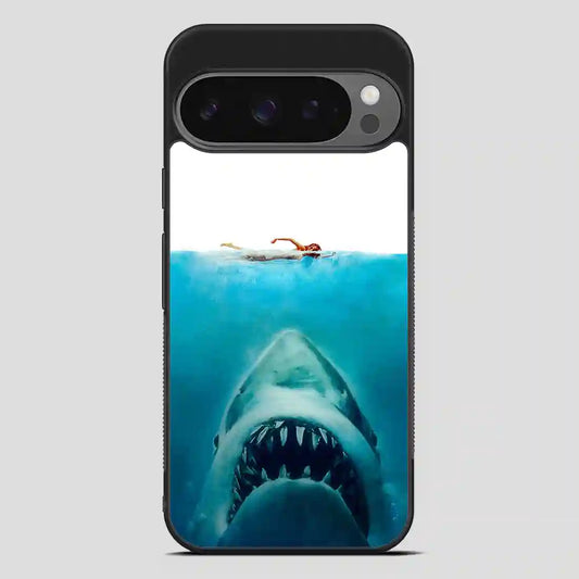 Big White Shark Swim In Sea Google Pixel 9 Pro Case