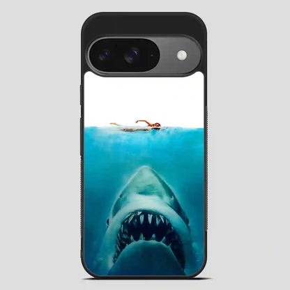 Big White Shark Swim In Sea Google Pixel 9 Case