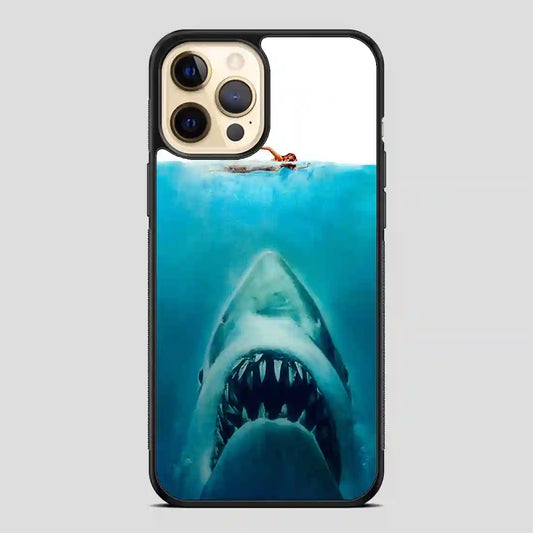 Big White Shark Swim In Sea iPhone 11 Pro Case