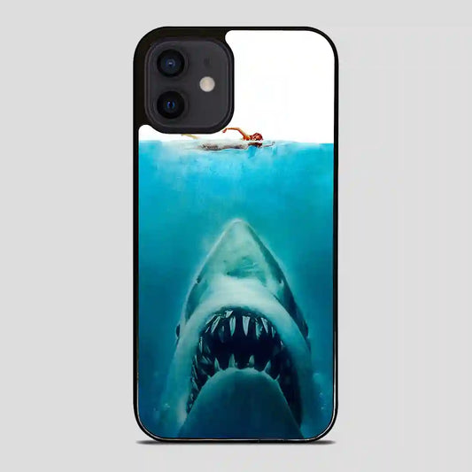 Big White Shark Swim In Sea iPhone 12 Mini Case