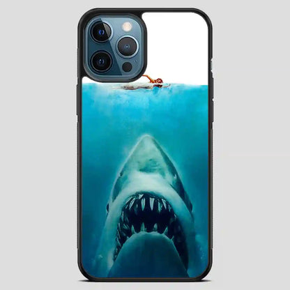 Big White Shark Swim In Sea iPhone 12 Pro Max Case