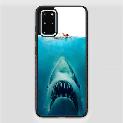 Big White Shark Swim In Sea Samsung Galaxy S20 FE Case