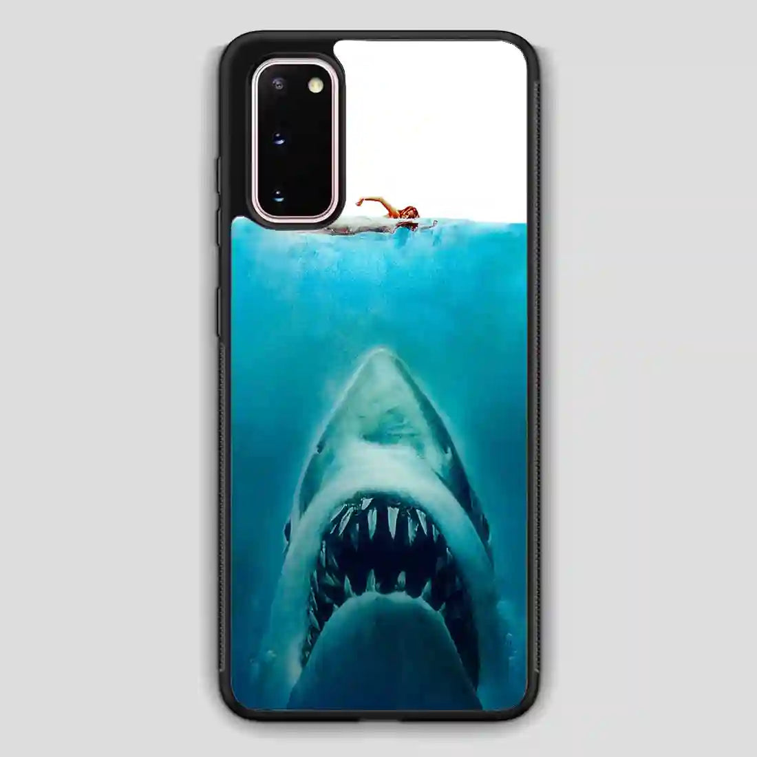 Big White Shark Swim In Sea Samsung Galaxy S20 Case