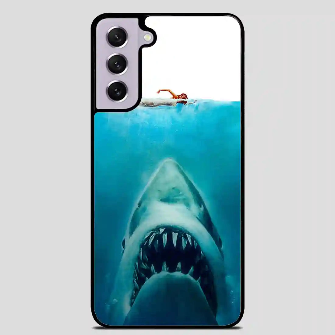 Big White Shark Swim In Sea Samsung Galaxy S21 Case