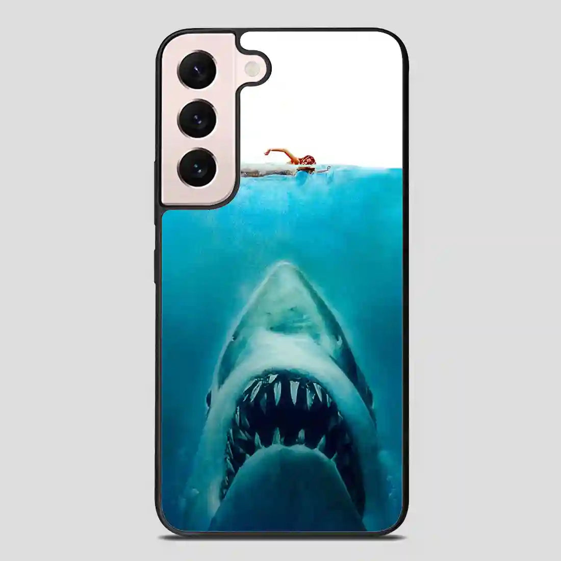 Big White Shark Swim In Sea Samsung Galaxy S22 FE Case