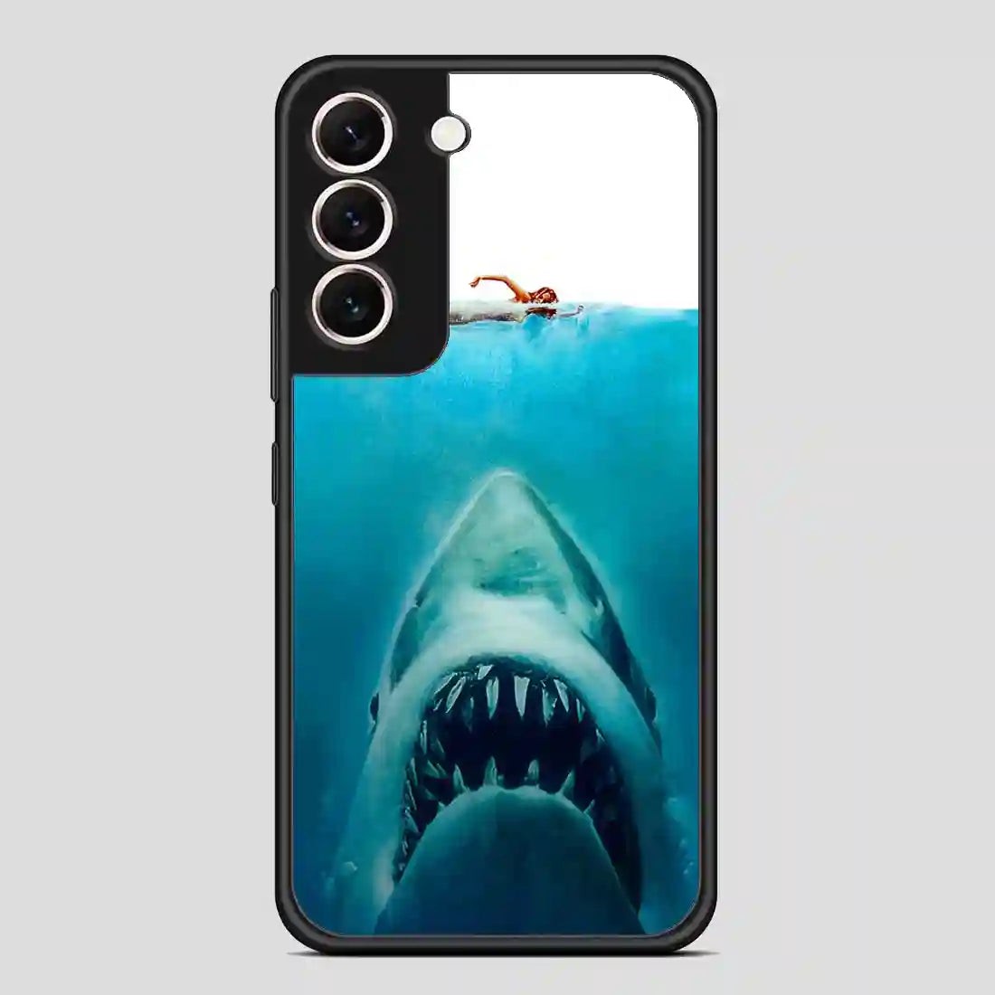 Big White Shark Swim In Sea Samsung Galaxy S22 Case