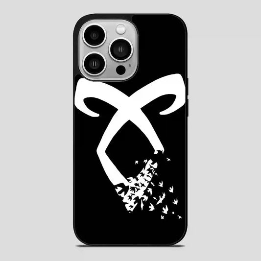 Black And White The Mortal Instruments iPhone 14 Pro Case