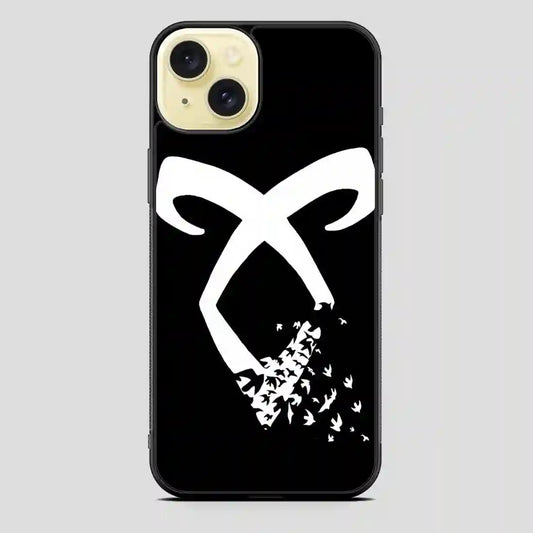 Black And White The Mortal Instruments iPhone 15 Plus Case