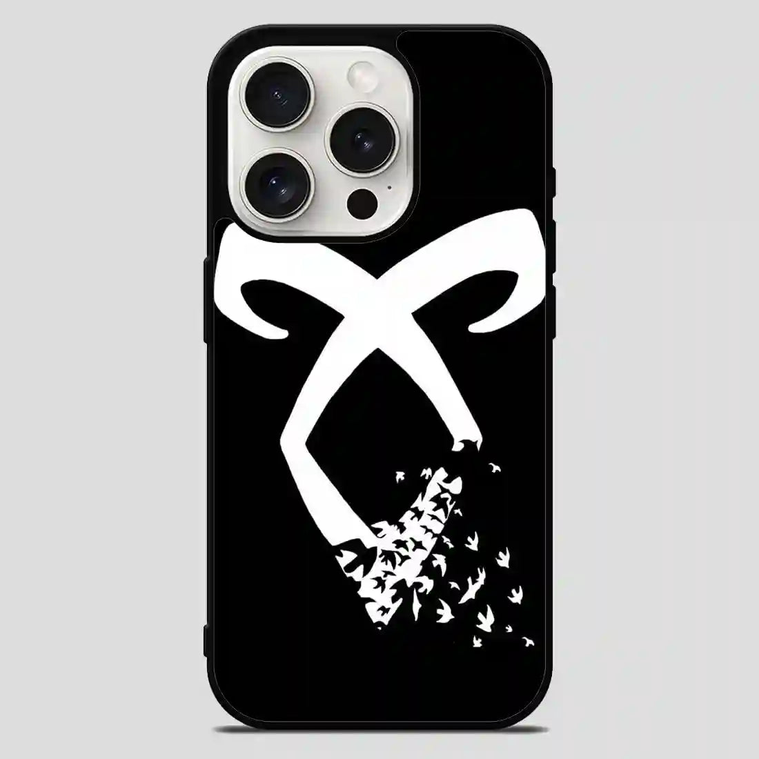 Black And White The Mortal Instruments iPhone 15 Pro Max Case