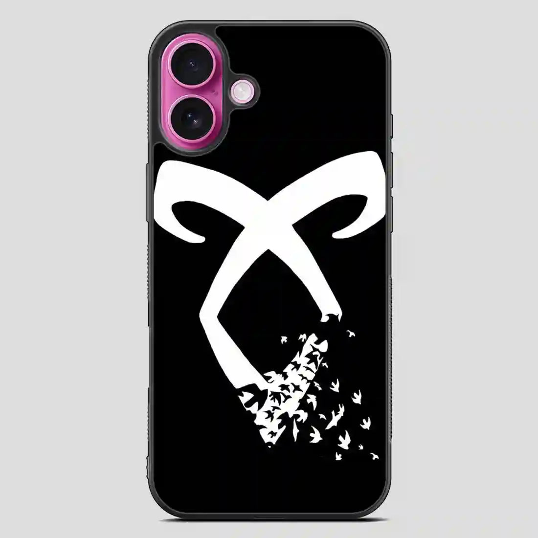 Black And White The Mortal Instruments iPhone 16 Plus Case