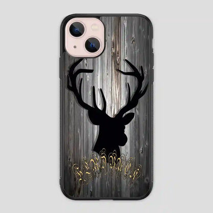 Black Head Buck iPhone 13 Mini Case