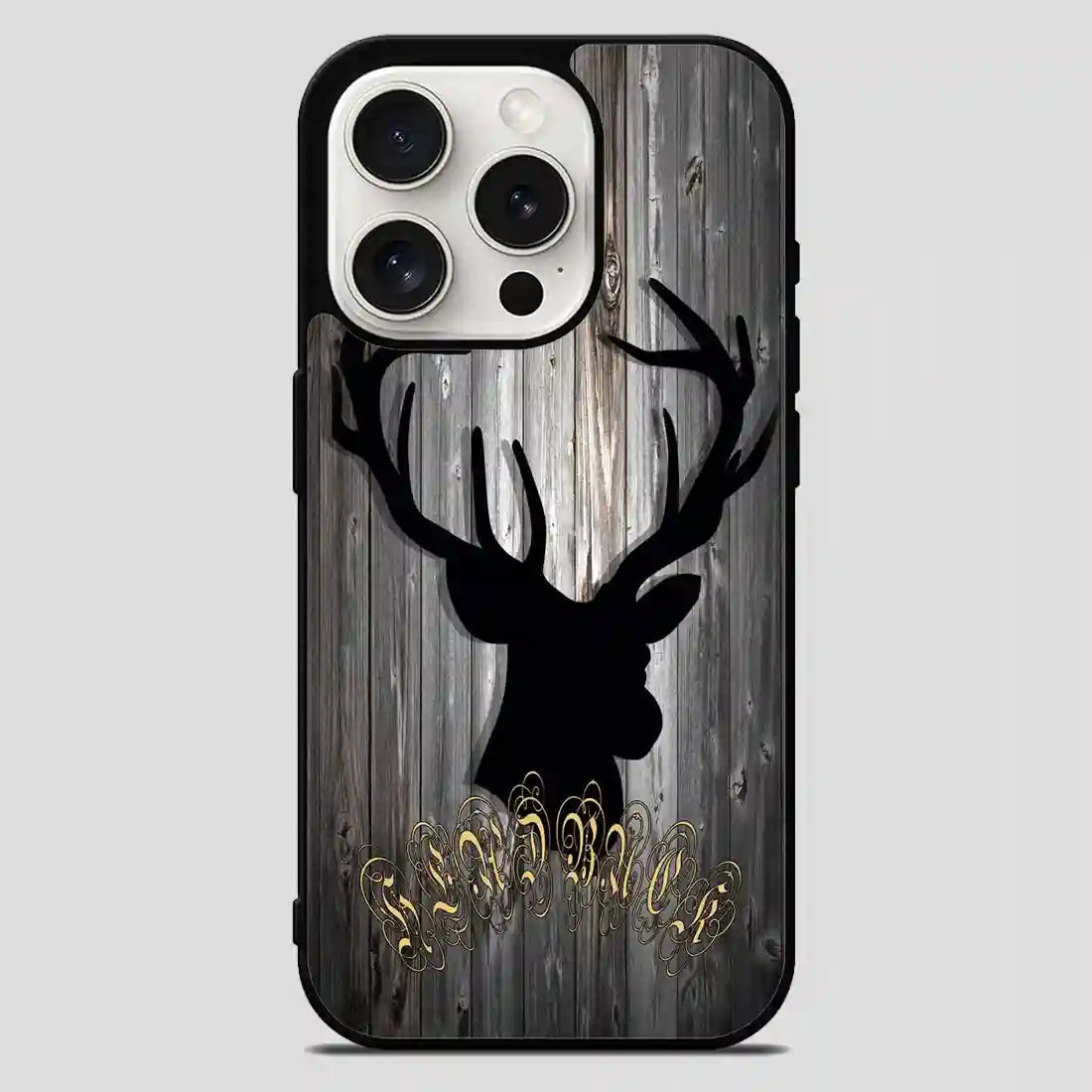 Black Head Buck iPhone 15 Pro Max Case