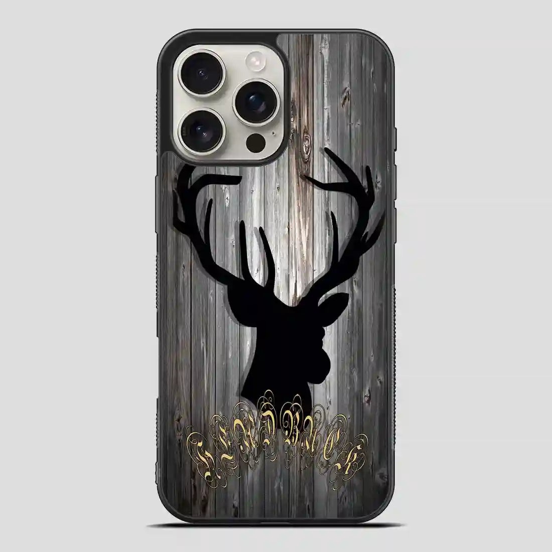 Black Head Buck iPhone 16 Pro Max Case