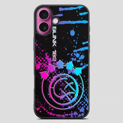 Blink Patternretro Logo iPhone 16 Plus Case