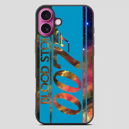 Blood Stone 007 Aesthetic James Bond iPhone 16 Plus Case