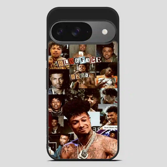 Blue Face Baby Rapper Collage Google Pixel 9 Case