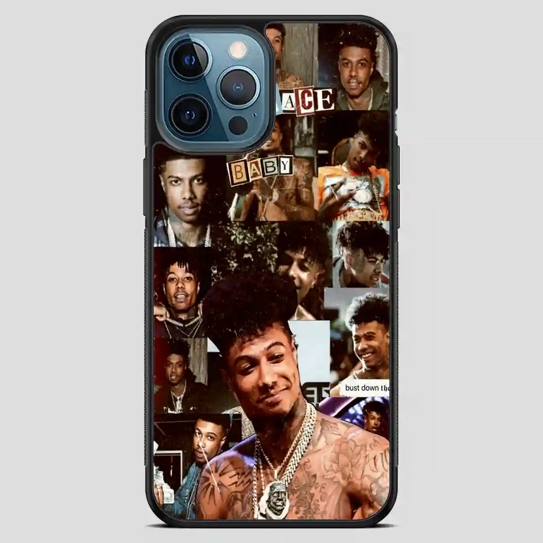 Blue Face Baby Rapper Collage iPhone 12 Pro Max Case