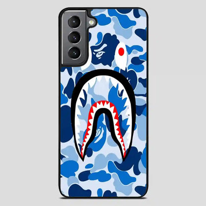 Blue Sark Samsung Galaxy S21 FE Case