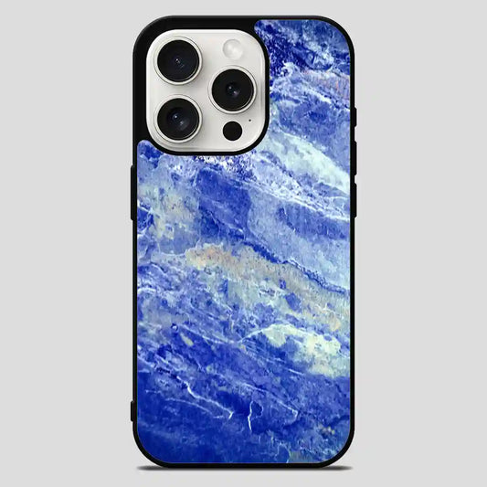 Blue Stone Vintage iPhone 15 Pro Max Case