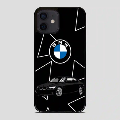 Bmw Black Car iPhone 12 Mini Case