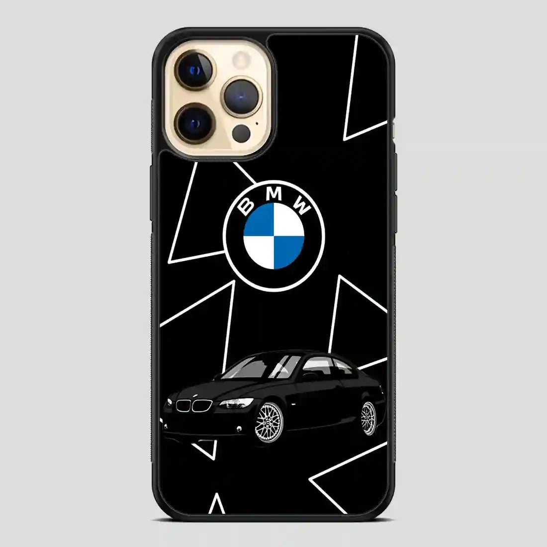 Bmw Black Car iPhone 12 Pro Case