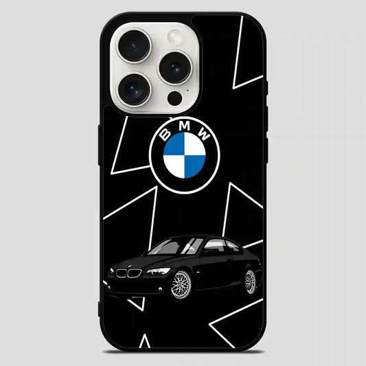 Bmw Black Car iPhone 15 Pro Max Case