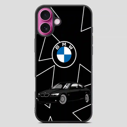 Bmw Black Car iPhone 16 Plus Case