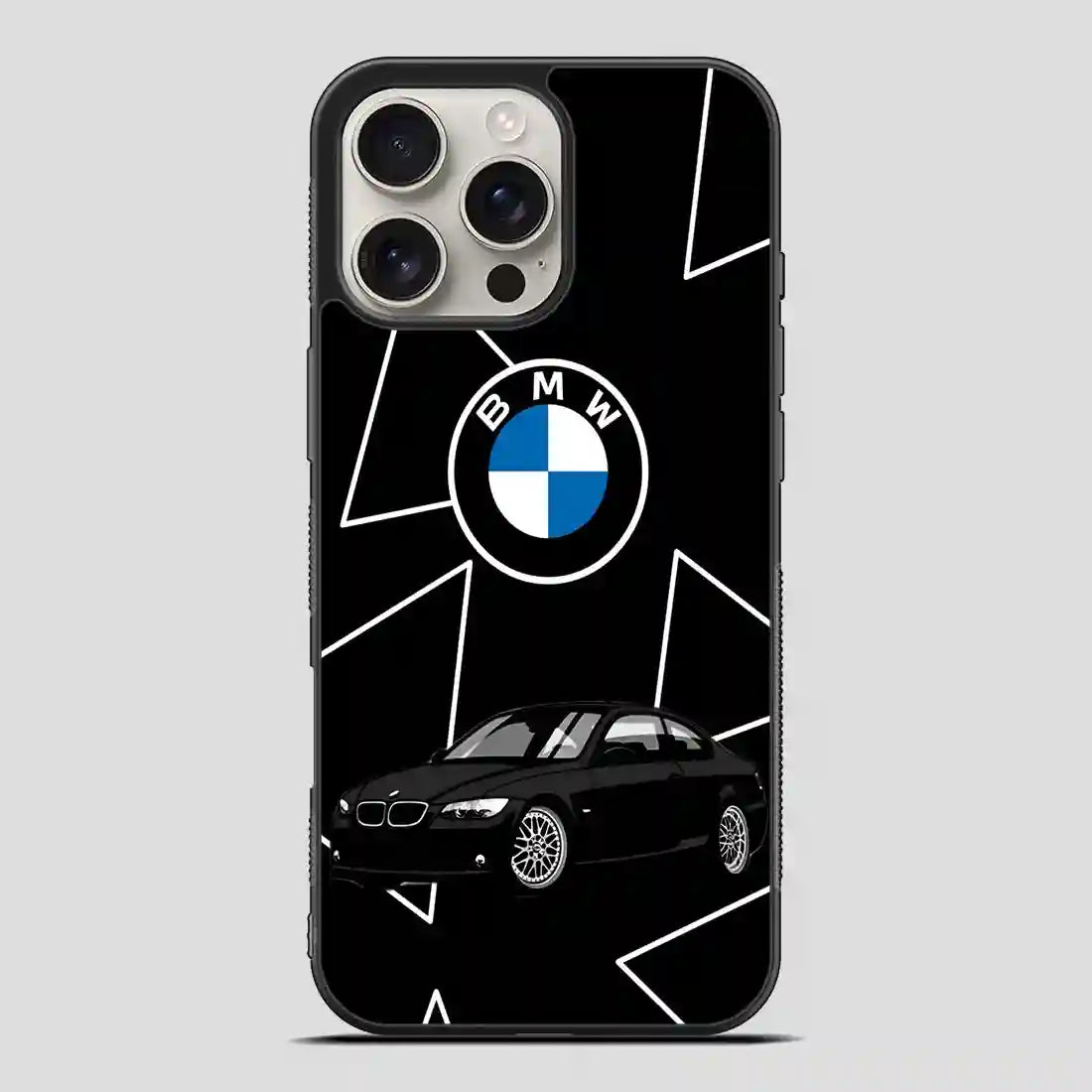 Bmw Black Car iPhone 16 Pro Max Case