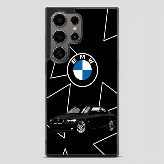 Bmw Black Car Samsung Galaxy S24 Ultra Case