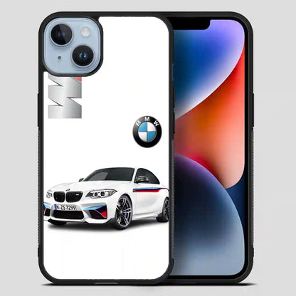 Bmw Logo Car White iPhone 14 Plus Case