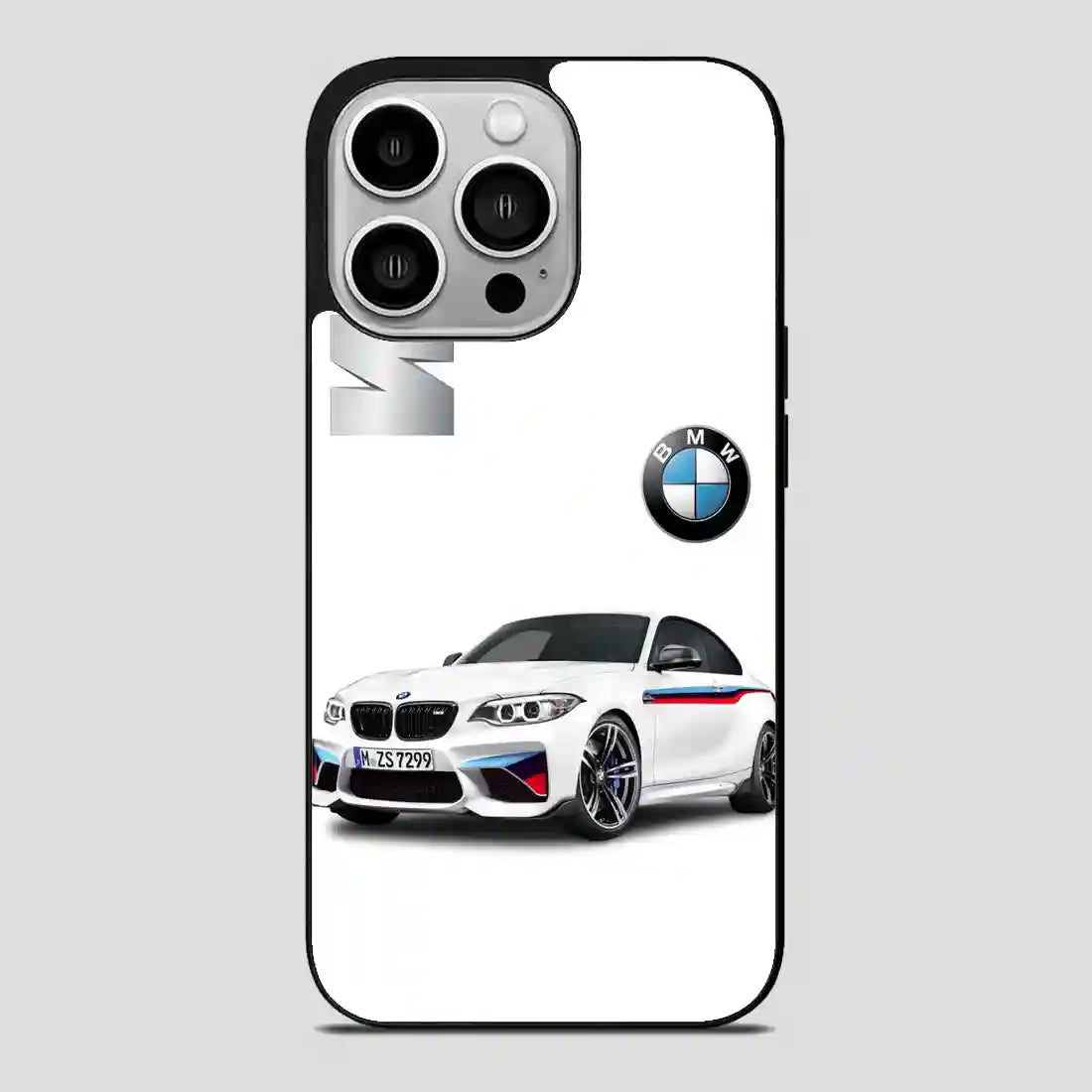 Bmw Logo Car White iPhone 14 Pro Case