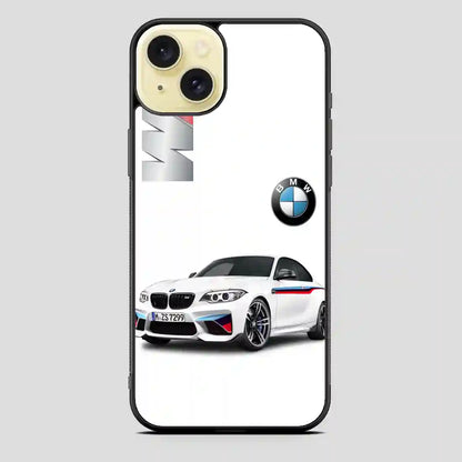 Bmw Logo Car White iPhone 15 Plus Case