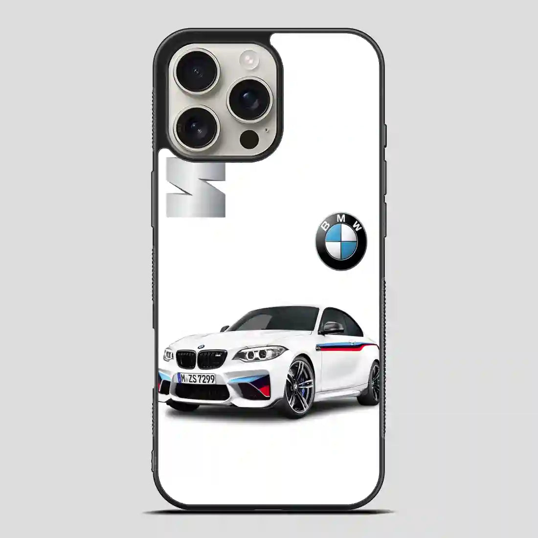 Bmw Logo Car White iPhone 16 Pro Max Case