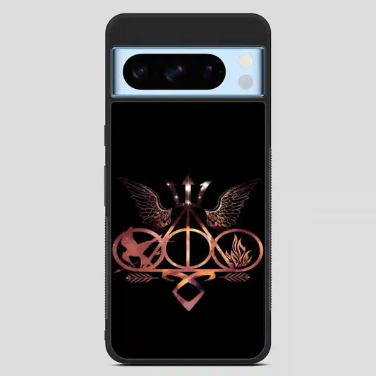 Books Divergent Harry Potter Percy Jackson Hunger Games Mortal Instruments Google Pixel 8 Pro Case