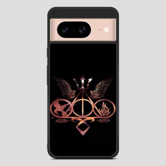 Books Divergent Harry Potter Percy Jackson Hunger Games Mortal Instruments Google Pixel 8 Case