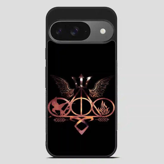 Books Divergent Harry Potter Percy Jackson Hunger Games Mortal Instruments Google Pixel 9 Case