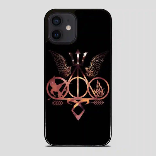 Books Divergent Harry Potter Percy Jackson Hunger Games Mortal Instruments iPhone 12 Mini Case