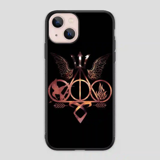 Books Divergent Harry Potter Percy Jackson Hunger Games Mortal Instruments iPhone 13 Mini Case