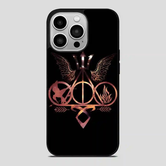 Books Divergent Harry Potter Percy Jackson Hunger Games Mortal Instruments iPhone 14 Pro Case