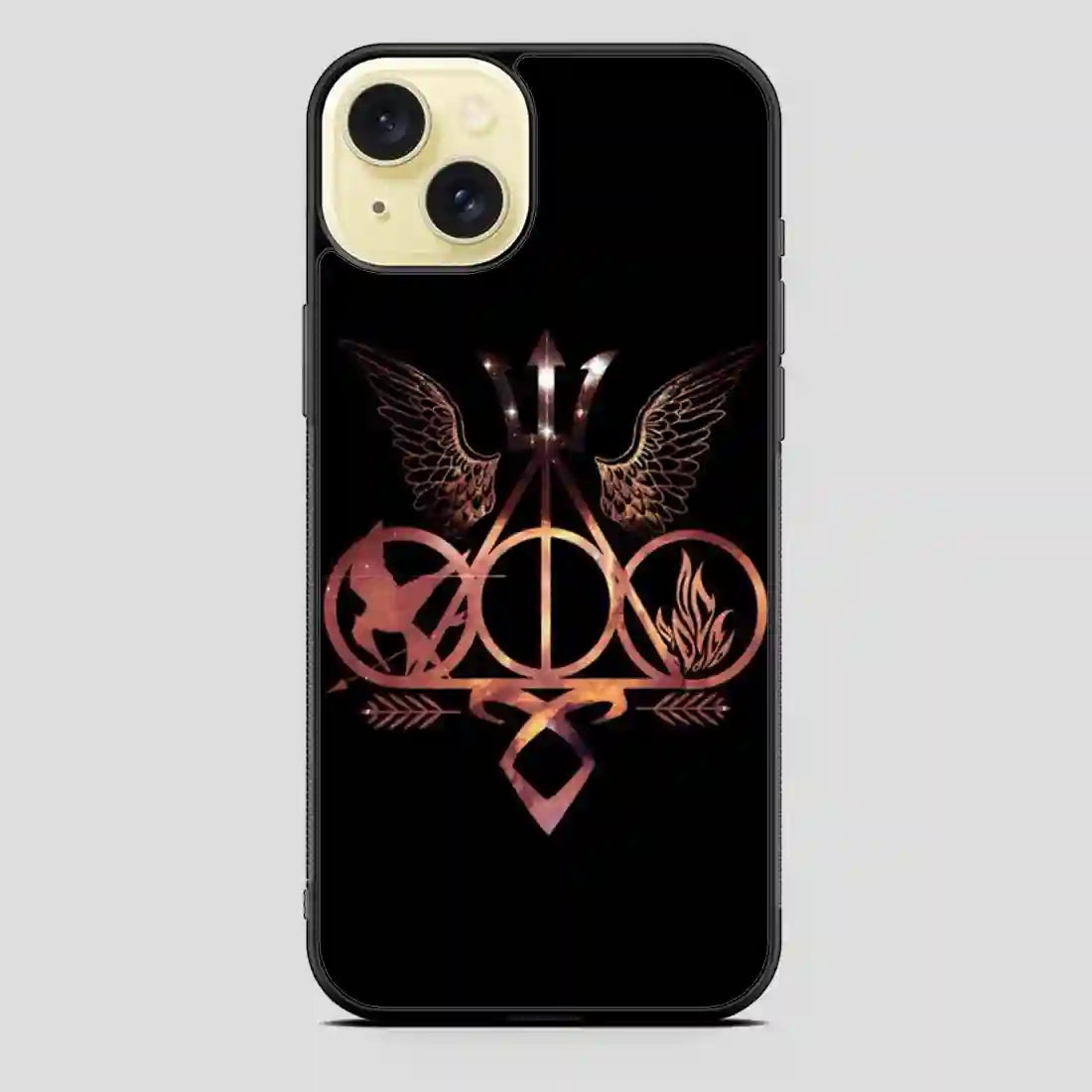 Books Divergent Harry Potter Percy Jackson Hunger Games Mortal Instruments iPhone 15 Plus Case