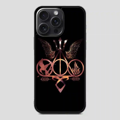 Books Divergent Harry Potter Percy Jackson Hunger Games Mortal Instruments iPhone 15 Pro Case