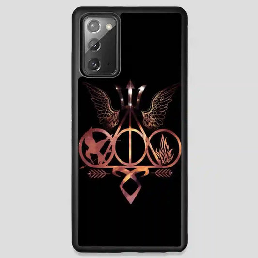 Books Divergent Harry Potter Percy Jackson Hunger Games Mortal Instruments Samsung Galaxy Note 20 Case