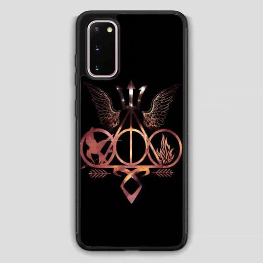 Books Divergent Harry Potter Percy Jackson Hunger Games Mortal Instruments Samsung Galaxy S20 Case