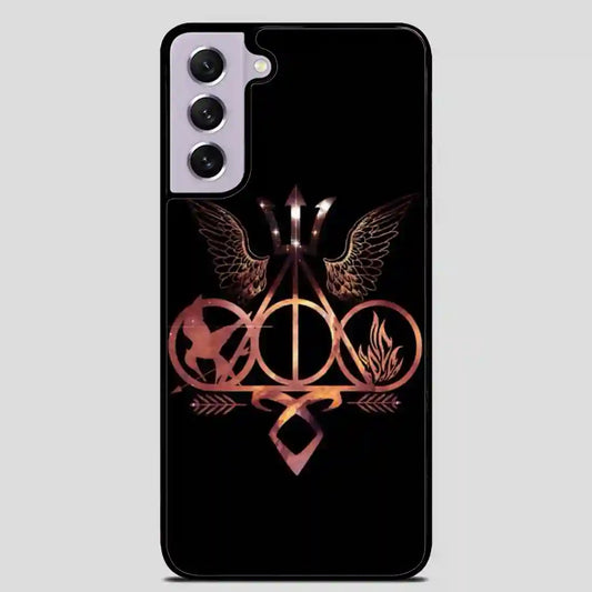 Books Divergent Harry Potter Percy Jackson Hunger Games Mortal Instruments Samsung Galaxy S21 Case