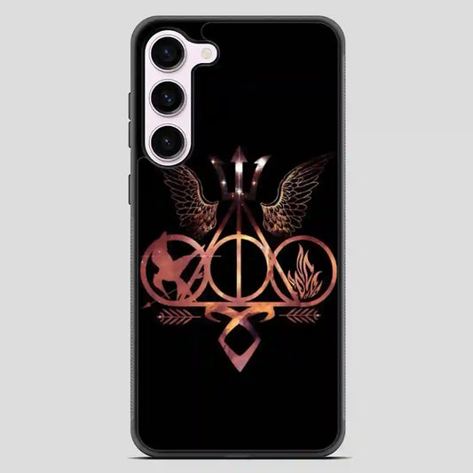 Books Divergent Harry Potter Percy Jackson Hunger Games Mortal Instruments Samsung Galaxy S23 Case