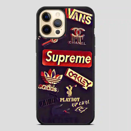 Brand Collage iPhone 12 Pro Case