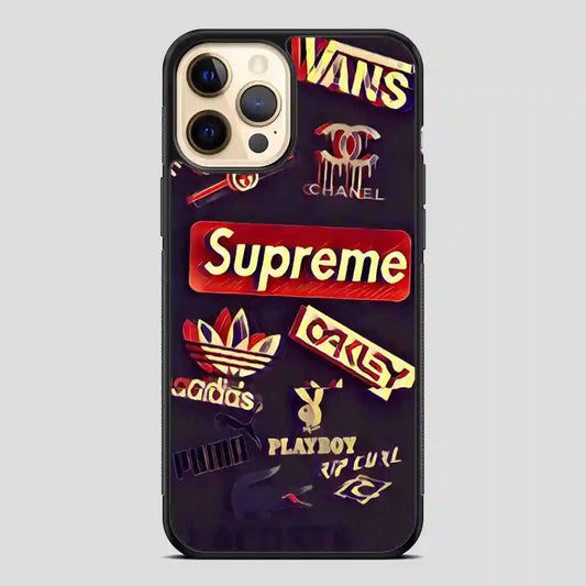 Brand Collage iPhone 12 Pro Case