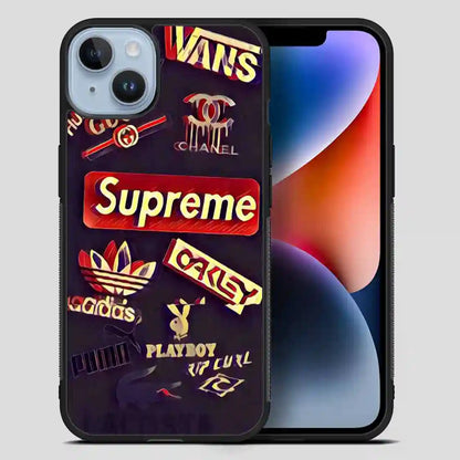 Brand Collage iPhone 14 Plus Case